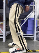 AOKLOK Japanese Corduroy Straight Sweatpants Review