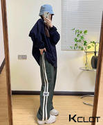 AOKLOK Japanese Corduroy Straight Sweatpants Review