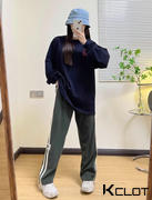 AOKLOK Japanese Corduroy Straight Sweatpants Review