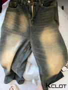 AOKLOK Retro Distressed Loose Jeans Review