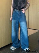 AOKLOK Retro Distressed Loose Jeans Review