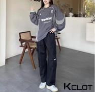 AOKLOK American Cotton Wide-Leg Hiking Cargo Pants Review