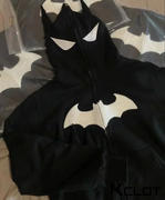 AOKLOK Dark Goth Bat Embroidery Hoodie Review