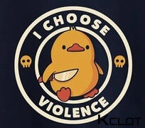 AOKLOK Duck With Knife T-Shirt Review