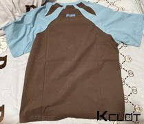 AOKLOK American Thin A Letter Printed Raglan T-shirt Review