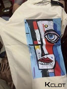 AOKLOK Abstract Face Painting T-Shirt Review