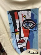 AOKLOK Abstract Face Painting T-Shirt Review