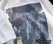 AOKLOK High Street Cat Shadow Ghost T-Shirt Review