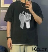 AOKLOK High Street Finger Letters T-Shirt Review