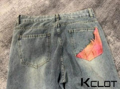 AOKLOK Street Sunset Patchwork Jeans Review