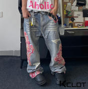 AOKLOK Street Sunset Patchwork Jeans Review