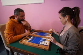 MANOPOULOS Chess & Backgammon ROYAL BLUE Backgammon Review