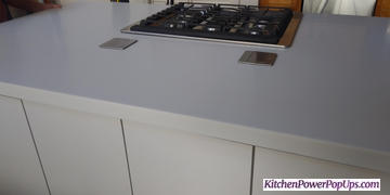 Kitchen Power Pop Ups Kitchen Pop Up Outlet, 20A GFCI Corded Plug, Metal Back Box, Off White Review