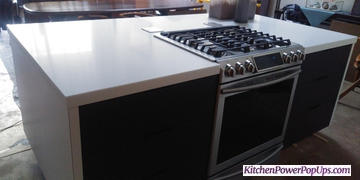 Kitchen Power Pop Ups Kitchen Pop Up Outlet, 20A GFCI Corded Plug, Metal Back Box, Off White Review