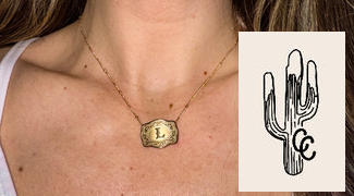 Cold Cactus Inc. Initial Buckle Necklace (2 Options) Review