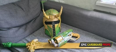 Epic Cardboard Props Loki Horns (crown) TEMPLATES for cardboard DIY Review