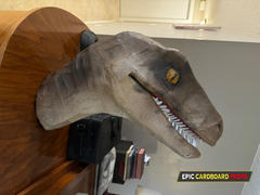 Epic Cardboard Props Velociraptor Head TEMPLATES for cardboard DIY Review