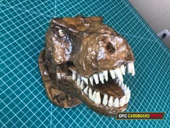 Epic Cardboard Props Mini T-Rex Head TEMPLATES for cardboard DIY Review