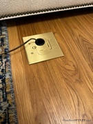 Floor Box Outlet Concealed Plug Recessed Floor Box, 2 Outlets, Hidden Plugs - Dark Bronze Review