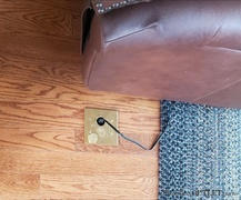 Floor Box Outlet Concealed Plug Recessed Floor Box, 2 Outlets, Hidden Plugs - Dark Bronze Review