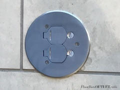 Floor Box Outlet Seamless Flanged 2 Flip Lid Cover for 32 Series Floor Box, Bronze Review