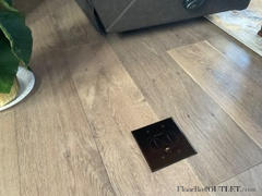 Floor Box Outlet Concealed Plug Recessed Floor Box, 2 Outlets, Hidden Plugs - Dark Bronze Review