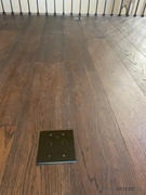 Floor Box Outlet Concealed Plug Recessed Floor Box, 2 Outlets, Hidden Plugs - Dark Bronze Review