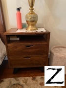Zin Home  Brooklyn Loft Solid Wood 2 Drawer Nightstand Review