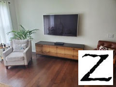 Cuzco Yukas Wood Modern Low Media Console 78"