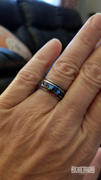 Aolani Hawaii Abalone Tungsten Ring With Koa Wood Inlay (8mm Width, Barrel style) Review