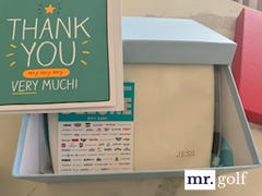 Mr. Golf Personalised Premium Golf Pouch Bag (White) Review