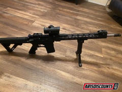 AR15Discounts.com NcSTAR 1x40 Red Dot Sight w/ Built in Red Laser-QR Weaver Mount Review