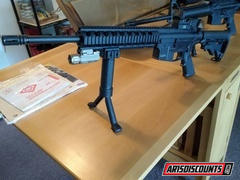 AR15Discounts.com NBS Bipod Grip - Combination Vertical Grip and Bipod - Black Review