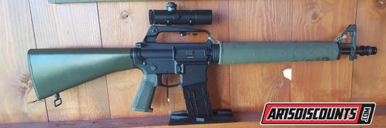 AR15Discounts.com Brownells Retro 4x Carry Handle Scope w/ BDC Reticle Review