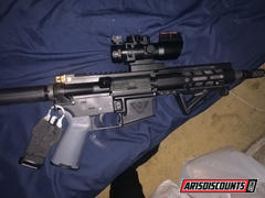 AR15Discounts.com Aim Sports 4X32 Tri Illuminated Scope w/Fiber Optic Sight Mil-Dot Reticle Review