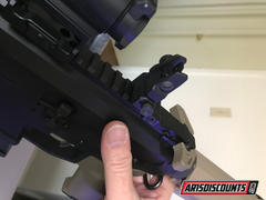 AR15Discounts.com UTG ACCU-SYNC Spring-loaded AR-15 Flip-up Rear Sight, Black Review