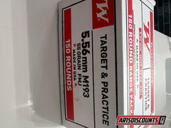 AR15Discounts.com Winchester USA 5.56 Ammo 55gr FMJ Rifle Ammo - 600 round case Review