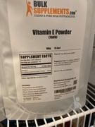 BulkSupplements.com Vitamin E 400 IU Powder Review