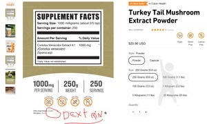 BulkSupplements.com Turkey Tail Mushroom Extract Powder Review