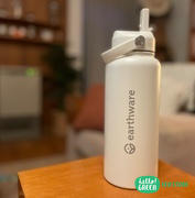 Hello Green Earthware Earth Bottle Premium Insulated Water Bottle with 2 x Caps (1L) Review
