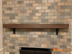 US Fireplace Store Lexington Hearth Flat Sawn Beam 60 Maduro Mantel Shelf Kit Review