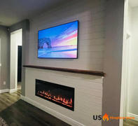 US Fireplace Store Touchstone Sideline Fury 65 Slim-Depth Recessed Smart Electric Fireplace Review