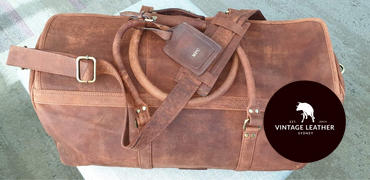 Vintage Leather  Leather Duffle Bag - Denver Review