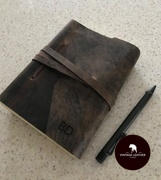 Vintage Leather  Personalised Leather Journal - Acacia Review