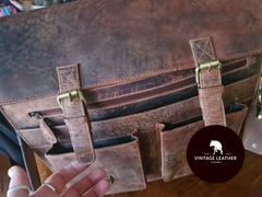 Vintage Leather  Vintage Leather Messenger Bag - Toledo Review
