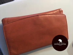 Vintage Leather  Leather Large Wallet for Ladies -  Bella Review