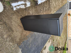 Doika Practo Garden Paketbriefkasten Dortmund Rückseite mattschwarz Review