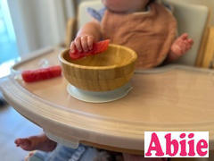 Online Store | Abiie Octopod® Bamboo Baby Suction Bowl Review