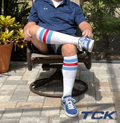 TCK Retro Tube Socks 3 Stripes Over the Calf Review