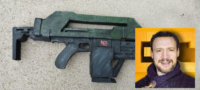 Epic Cardboard Props M41a Pulse Rifle TEMPLATES for cardboard DIY Review